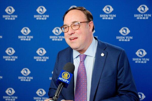 Conservative MP Dan Muys attended Shen Yun's performance at Ottawa's National Arts Centre on April 15, 2024. (NTD)