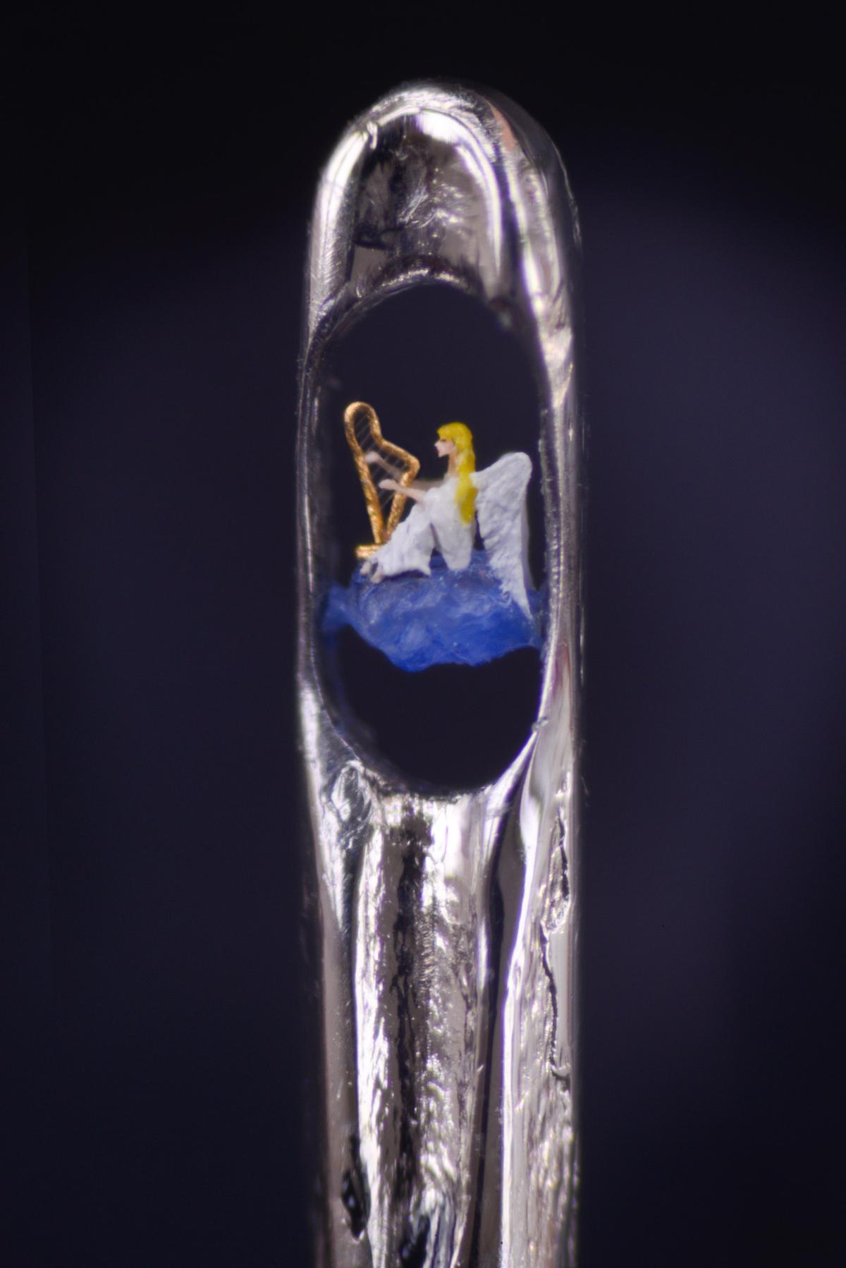Angel and Harp. (Courtesy of Paul Ward Photography via Willard Wigan)