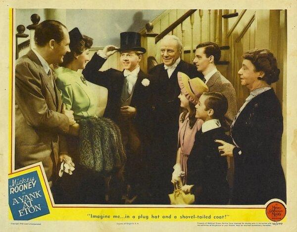 A lobby card for “A Yank at Eton” (1942). (MovieStillsDB)