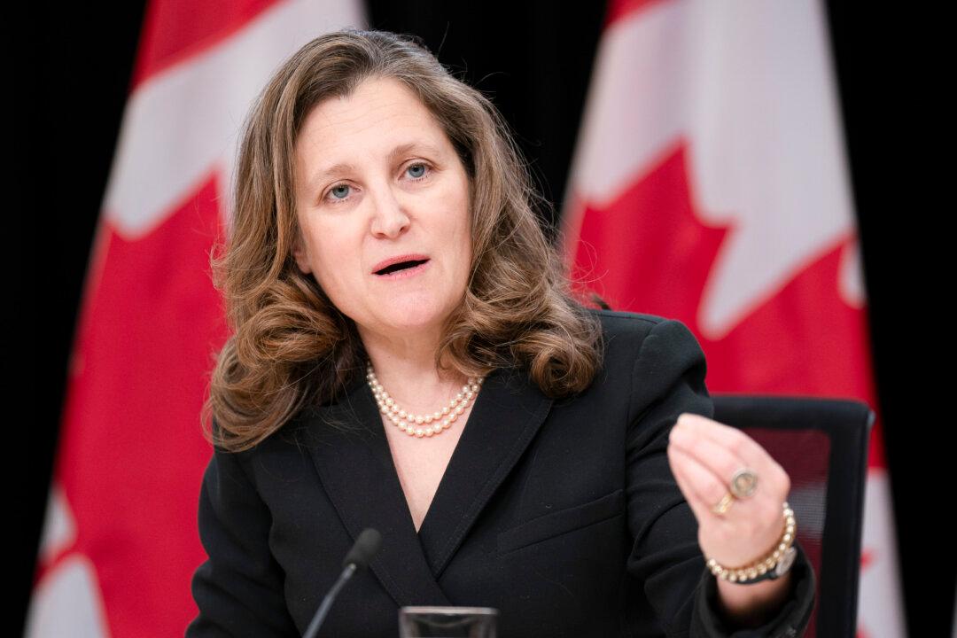 Freeland Criticizes China’s ‘Leninist Precept’ in Electric Vehicle Oversupply Tactics