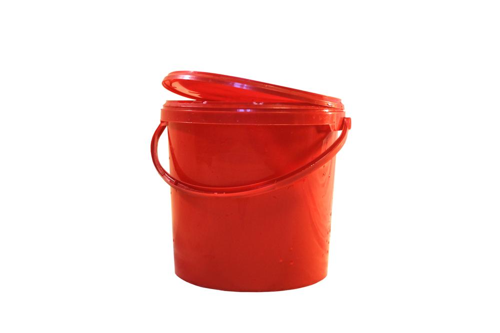 Plastic buckets are a bargain prepper's best friend. (Safargalieva Ilsiar/Shutterstock)