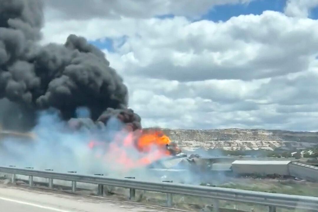 Freight Train Carrying Gasoline Derails, Catches Fire Near US–Mexico Border