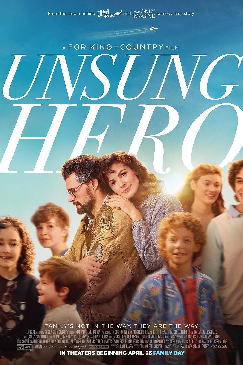 Theatrical poster for "Unsung Hero." (Lionsgate)