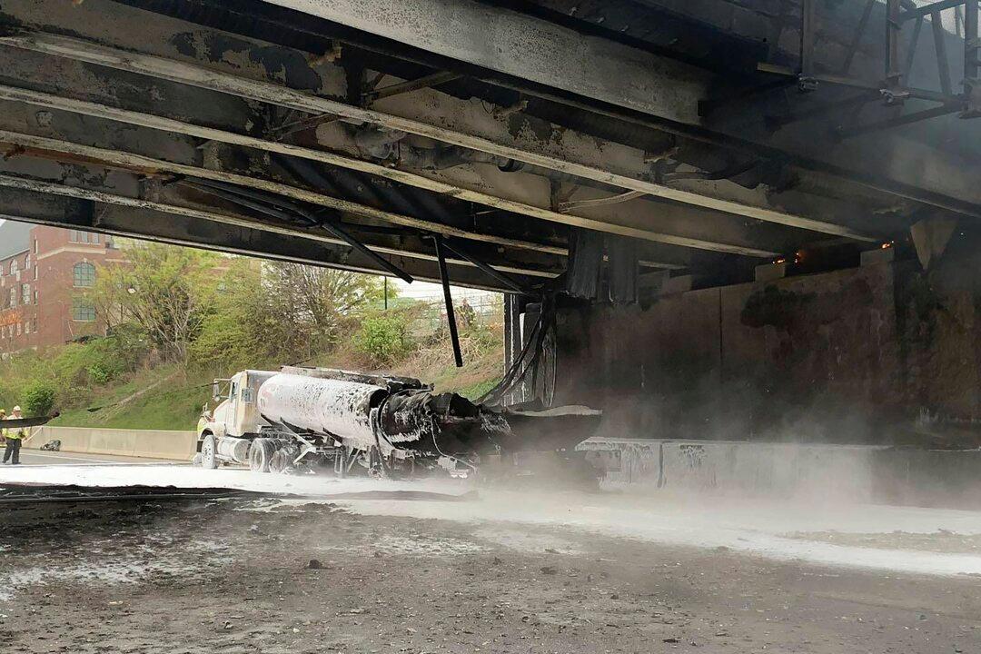 Fiery Crash Involving Tanker Carrying Gas Closes I-95 in Connecticut in Both Directions