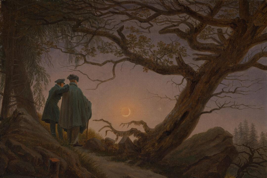 A Trio of Moon Paintings