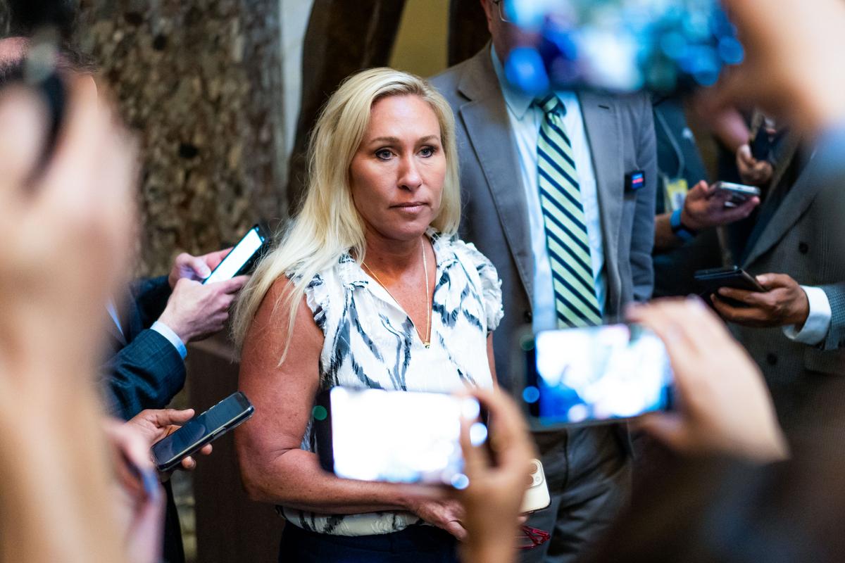 Democrats Join Republicans to Block Greene’s Bid to Oust Speaker Johnson