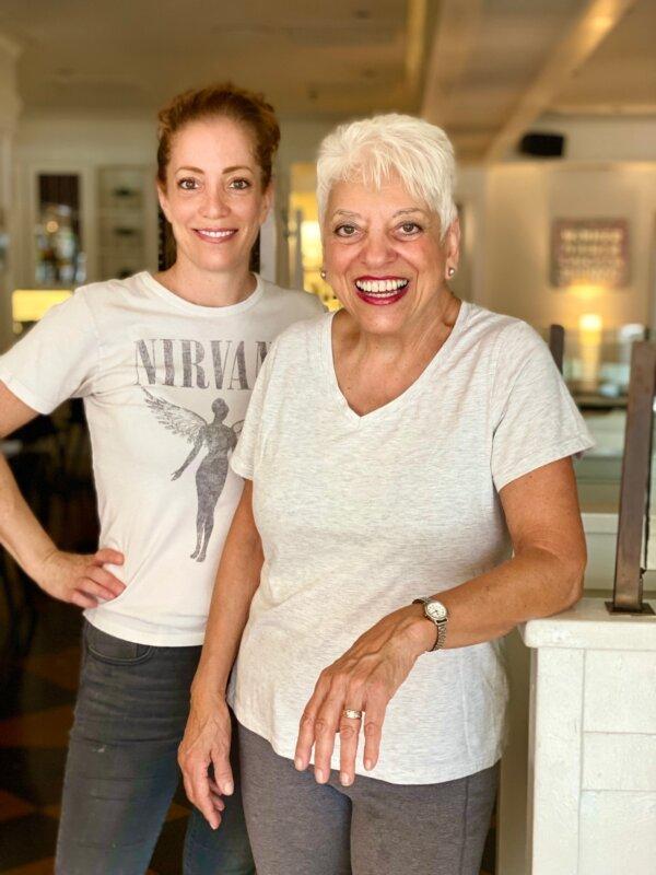 Chef Jenn Crovato (L) and her mother, whom her kids call "Nonna." (Courtesy of Jenn Crovato)