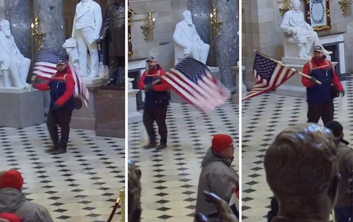 Carrying American Flag at the Capitol on Jan. 6 was a Crime, DOJ Says