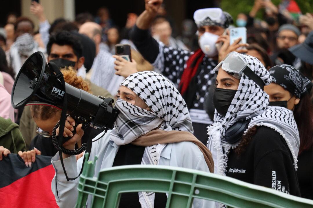 Pro-Palestinian Protesters Rally Outside UC Irvine Chancellor’s Home