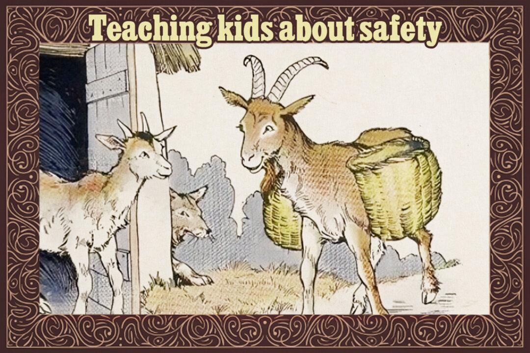 Mama Goat Tells Baby a ‘Safety Code’ to Keep Wolf Away—But the Lurking Predator Hears It All