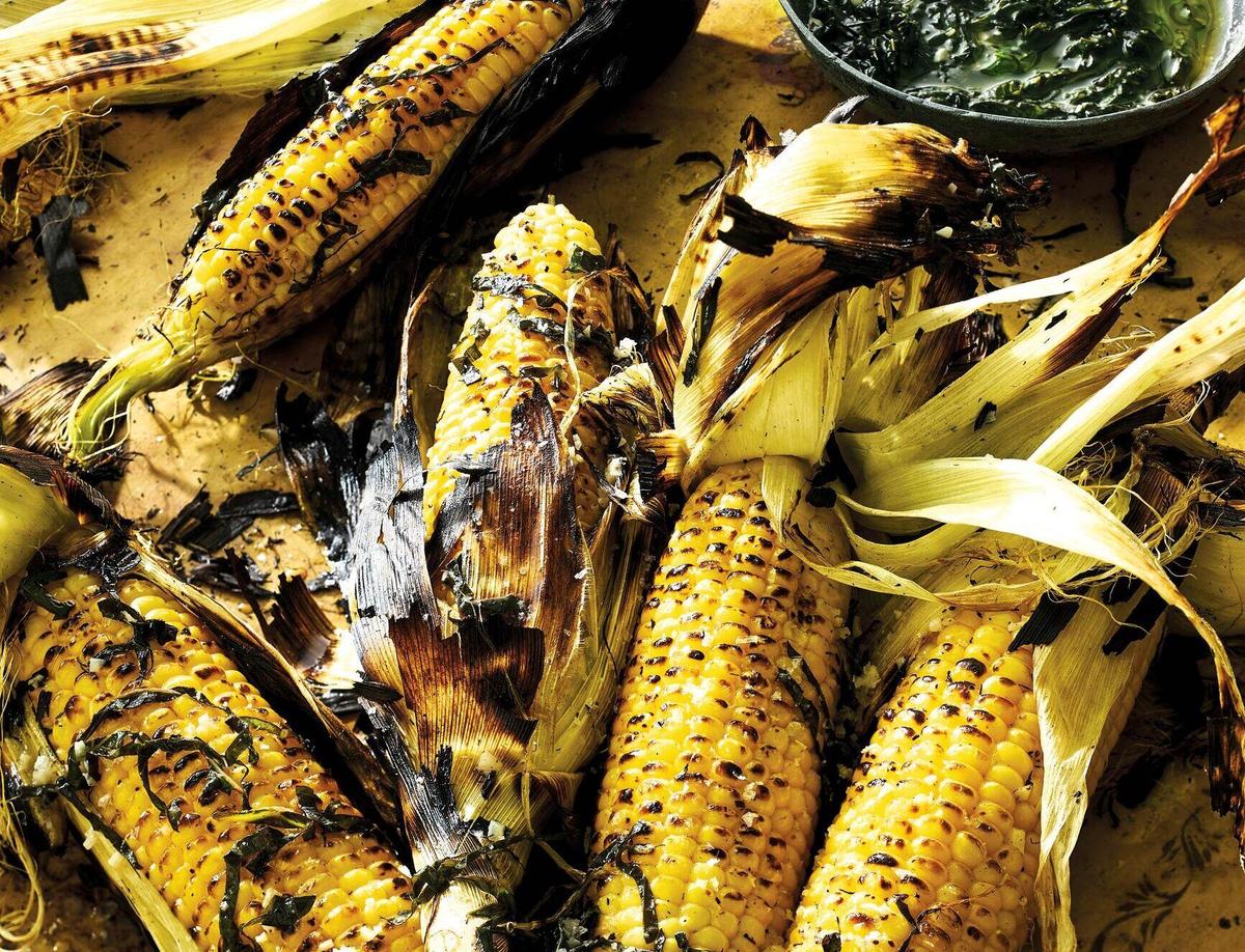 Corn Roasted in the Husk