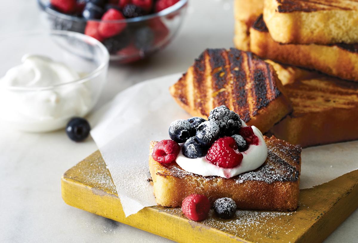 Grilled Pound Cake