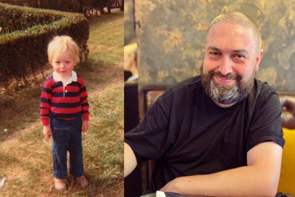 Undated images of Martin Reid (R), who as a child (L) contracted hepatitis C from infected blood, leading to life-long health impacts. (PA)