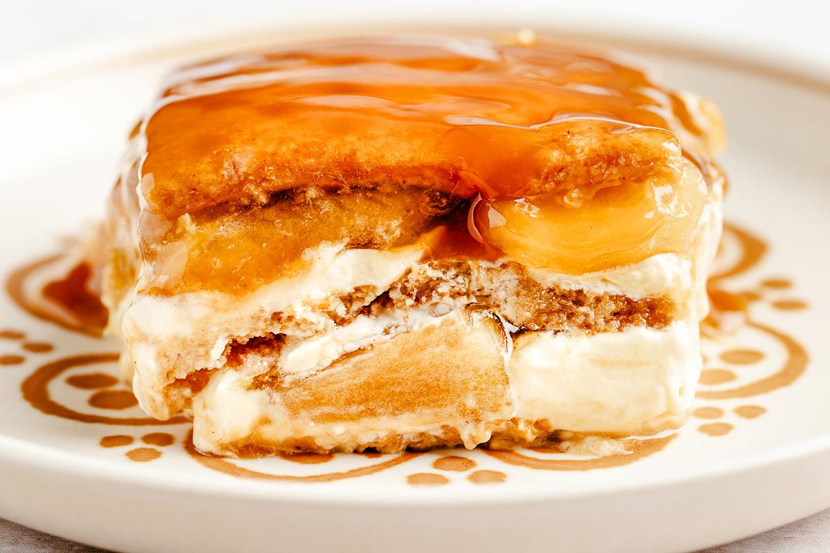 No-bake Caramel Apple Eclair Cake Will Have You Going Back for Seconds