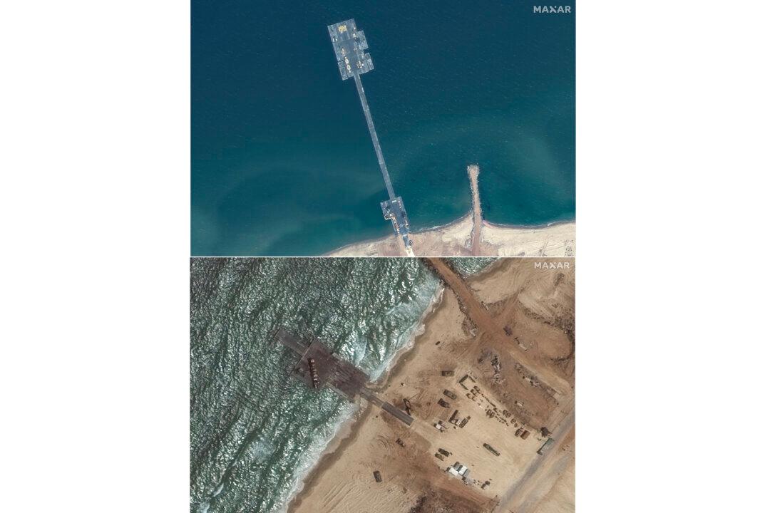 US-built Pier in Gaza to Be Temporarily Removed, Repaired After Being Damaged