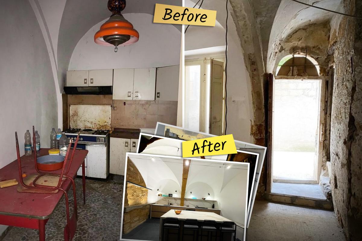 Woman Buys ‘1 Euro’ House from 1600s, Transforms It Into a Stunning Home-Here’s How It Looks