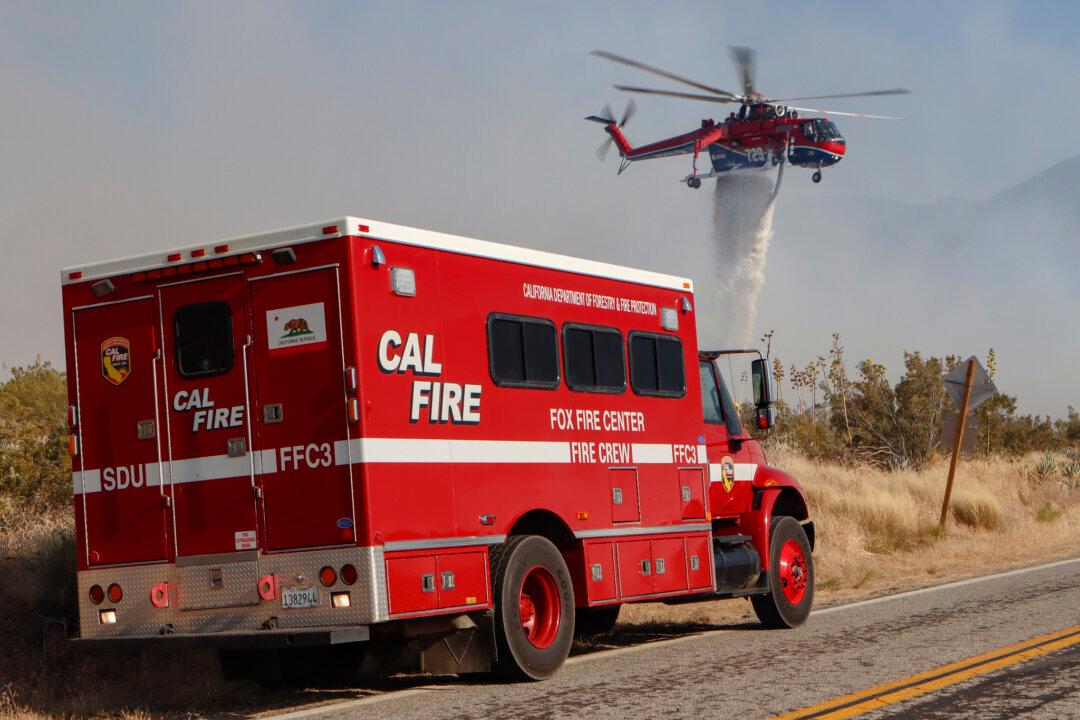 Firefighters Battle 1,300-Acre Wildfire in Southeastern San Diego County