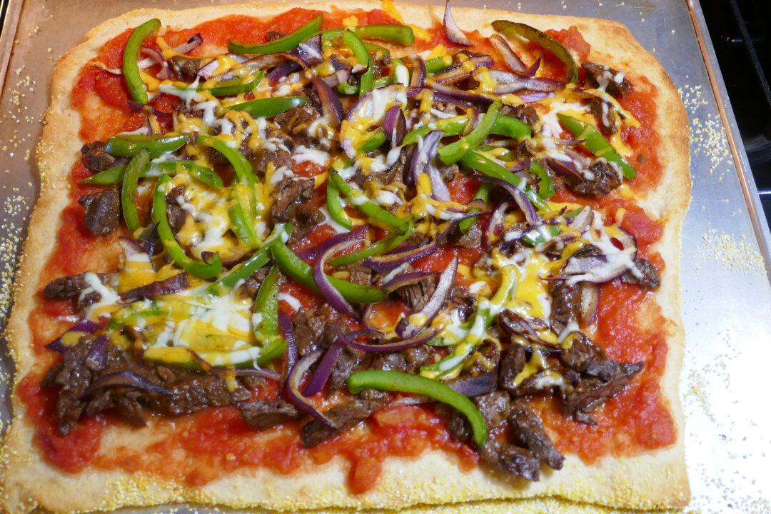 Steak Fajita Pizza