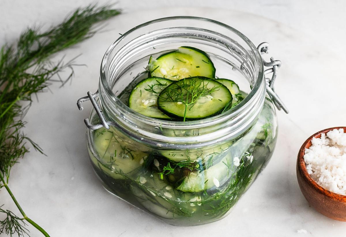 Finnish Shaken Cucumbers With Dill (Holskykurkut)