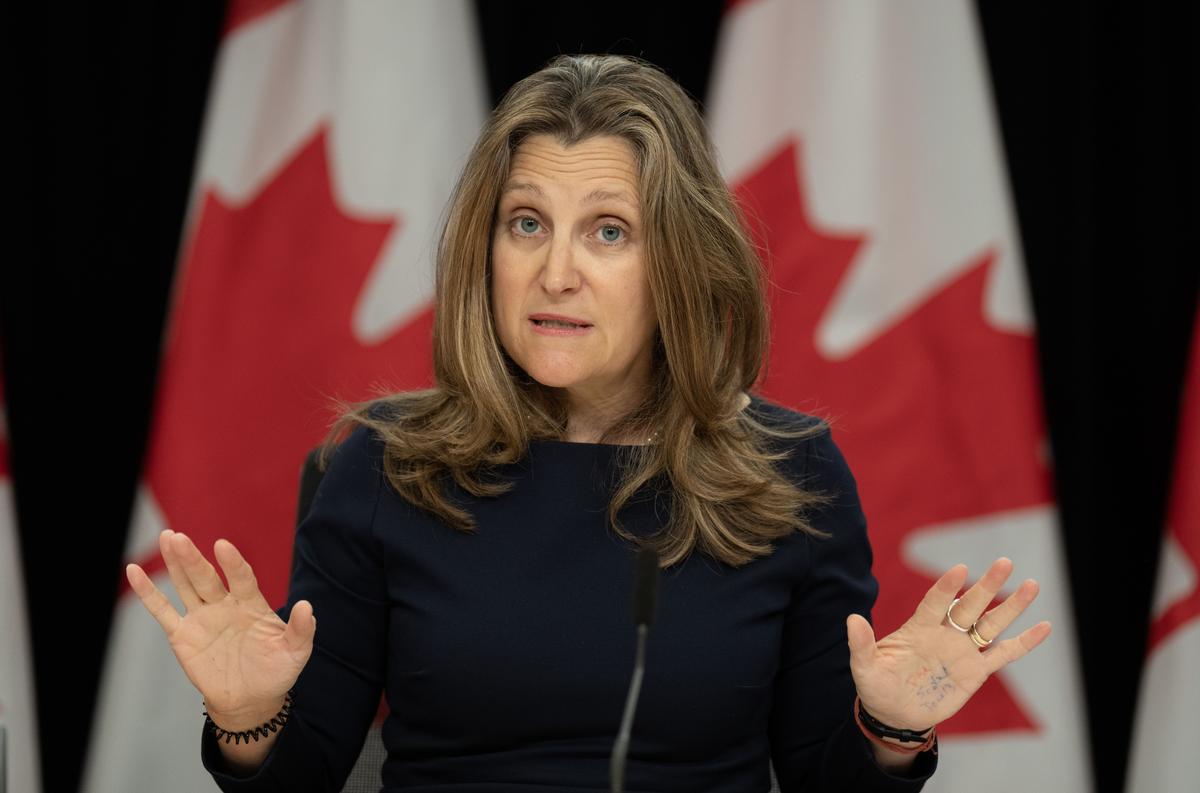 Freeland Hosted Backyard Meeting With Toronto MPs on Byelection Loss