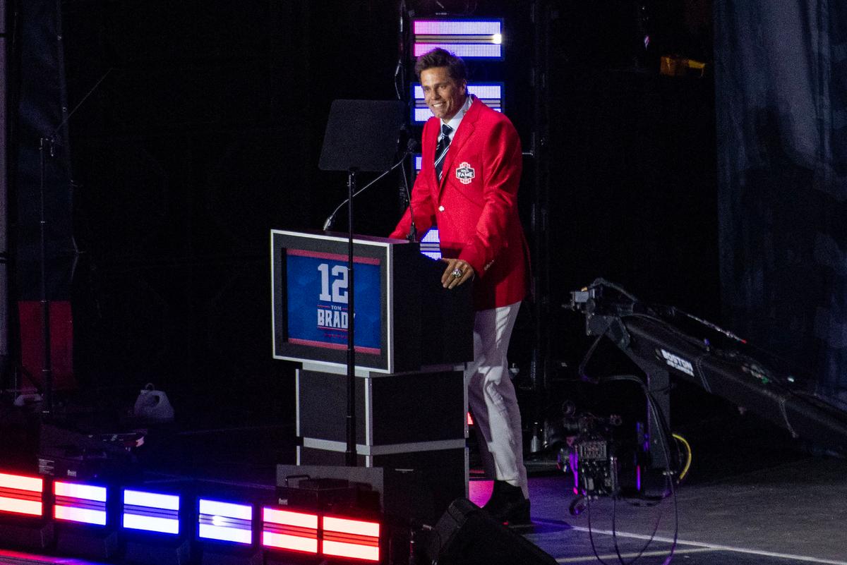 Tom Brady Inducted Into New England Patriots Hall of Fame
