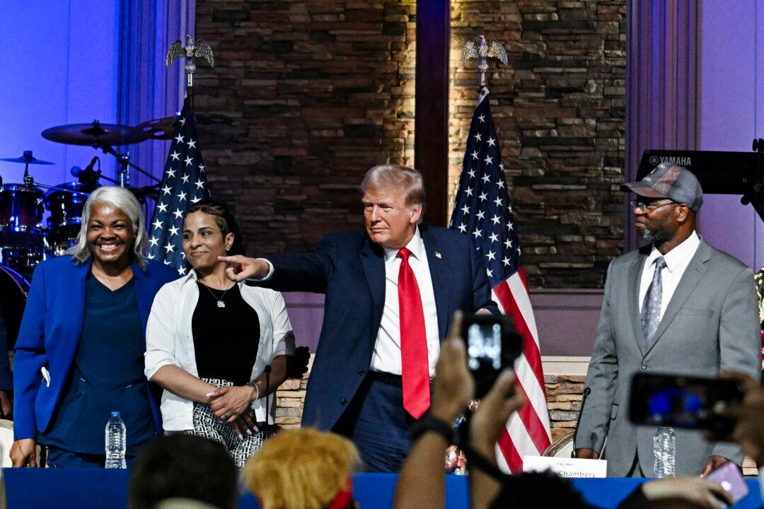 Trump Courts Black Voters at Detroit Event
