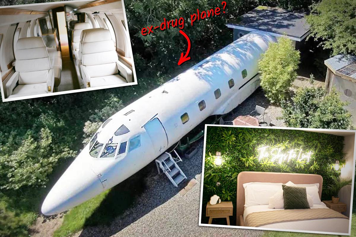 Man Buys Luxury ’70s Jet With Checkered Past, Turns It Into Posh Airbnb With King Bed—Look Inside
