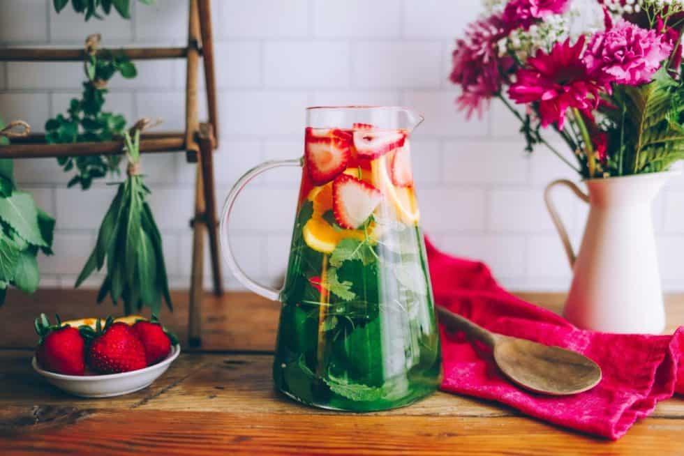 Staying Hydrated With Fruit-and-Herb-Infused Electrolyte Water