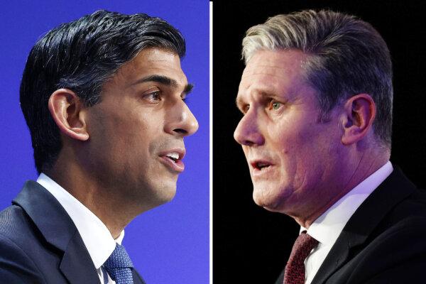 Undated filed photos of Prime Minister Rishi Sunak (L) and Labour leader Sir Keir Starmer. (PA)