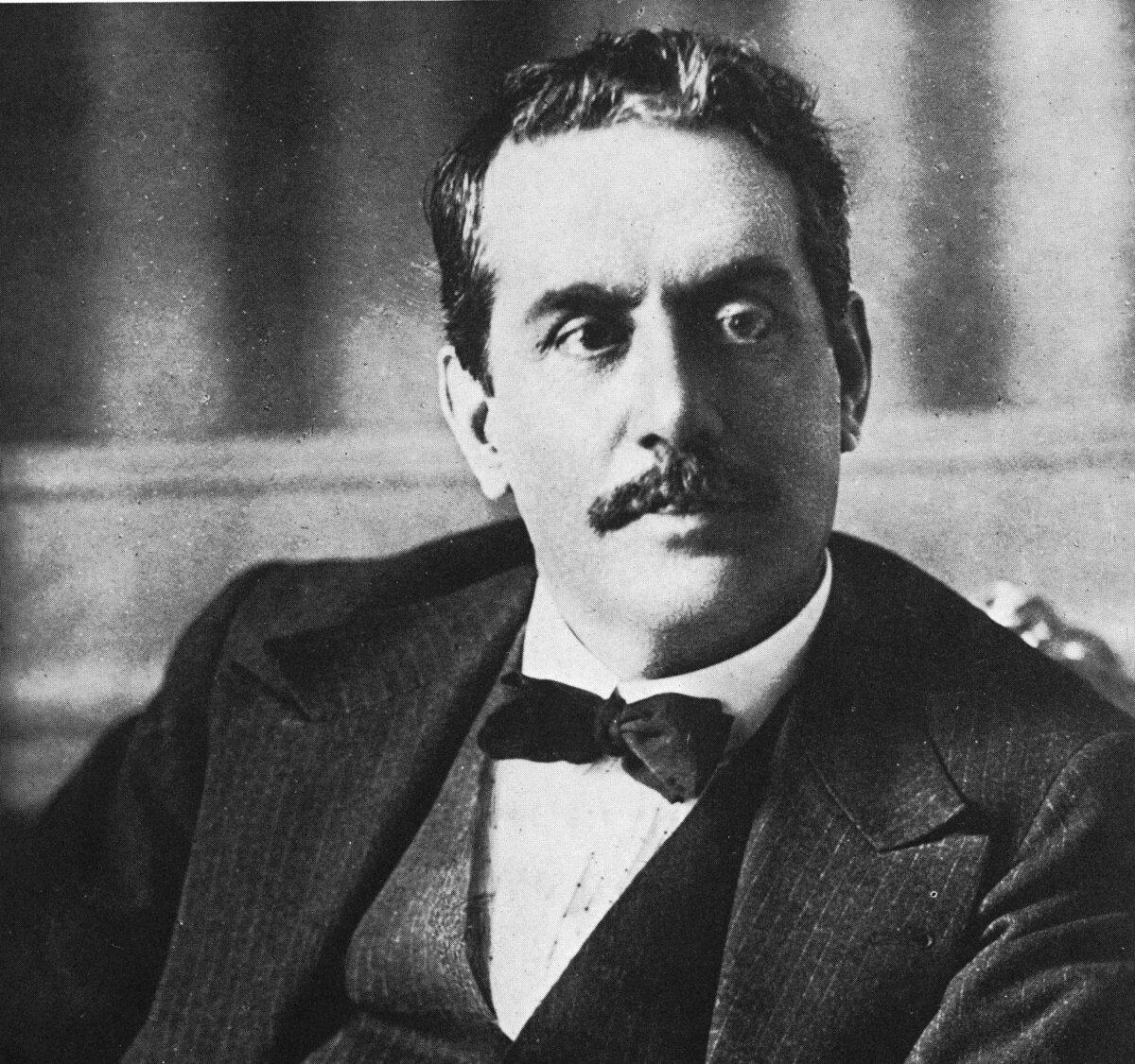 Italian operatic composer Giacomo Puccini, circa 1900. Puccini composed two operas, Madama Butterfly," and "Turandot," set in Asian countries. (Kean Collection/Getty Images)