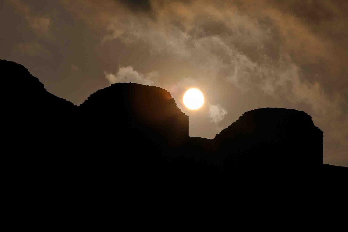 The solar observatory at Chankillo, Peru. (Janine Costa/AFP via Getty Images)