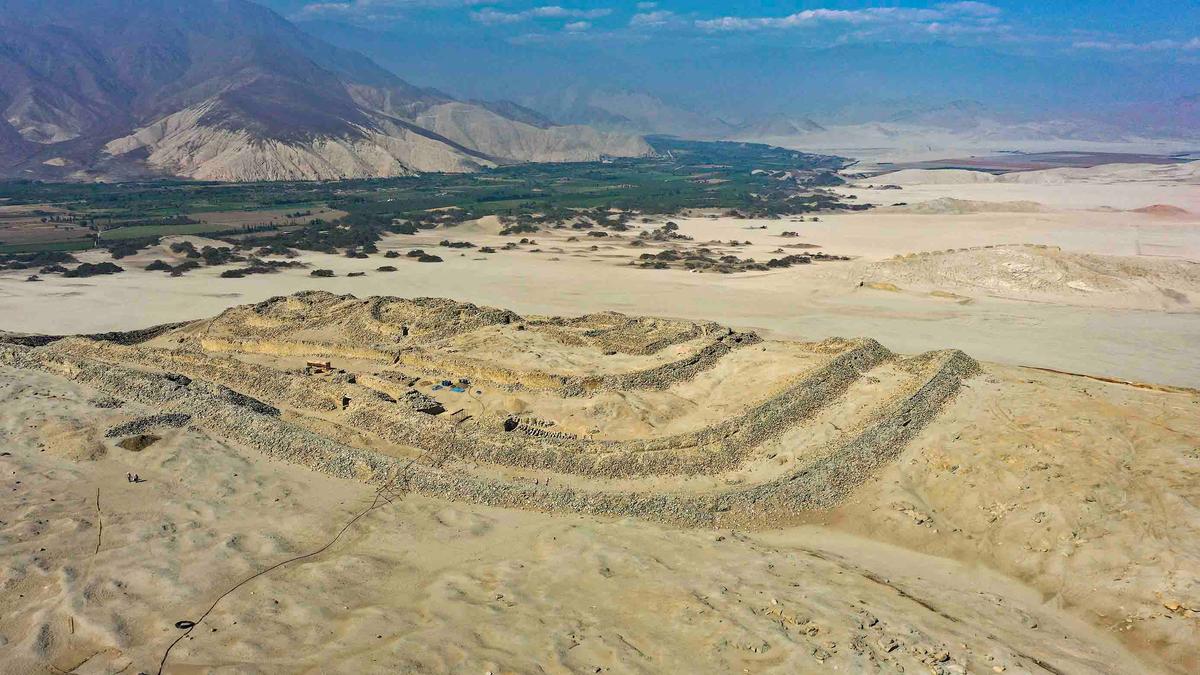 The ancient ruins of Chankillo, 250 miles north of Lima, Peru. (Janine Costa/AFP via Getty Images)