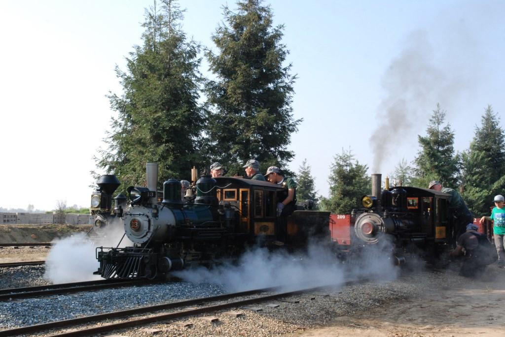 Christmas Tree Farm’s Exquisite Steam Trains Catch the Eye of Disneyland