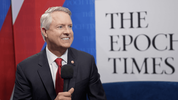 Sen. Roger Marshall (R-Kan.) at the Republican National Convention in Milwaukee, Wis., on July 18, 2024. (Screenshot via The Epoch Times)