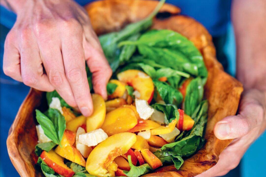 Basil Salad With Stone Fruits