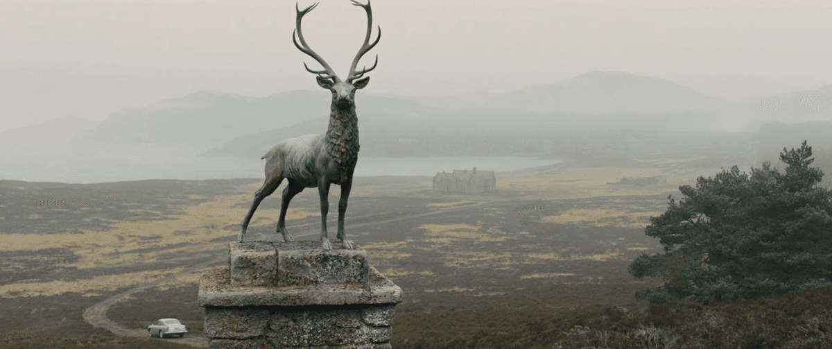 The view of James Bond's ancestral home is ominous, in "Skyfall." (IMDb)