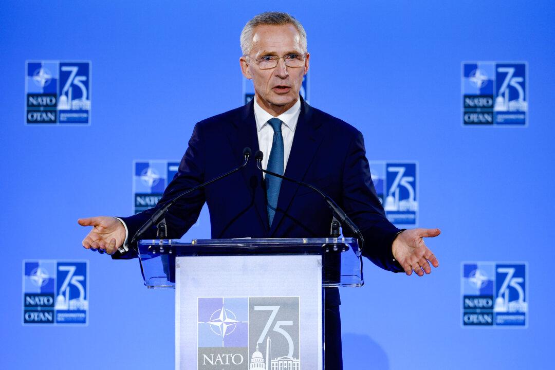 NATO Chief Says China Is Enabling Russia’s War