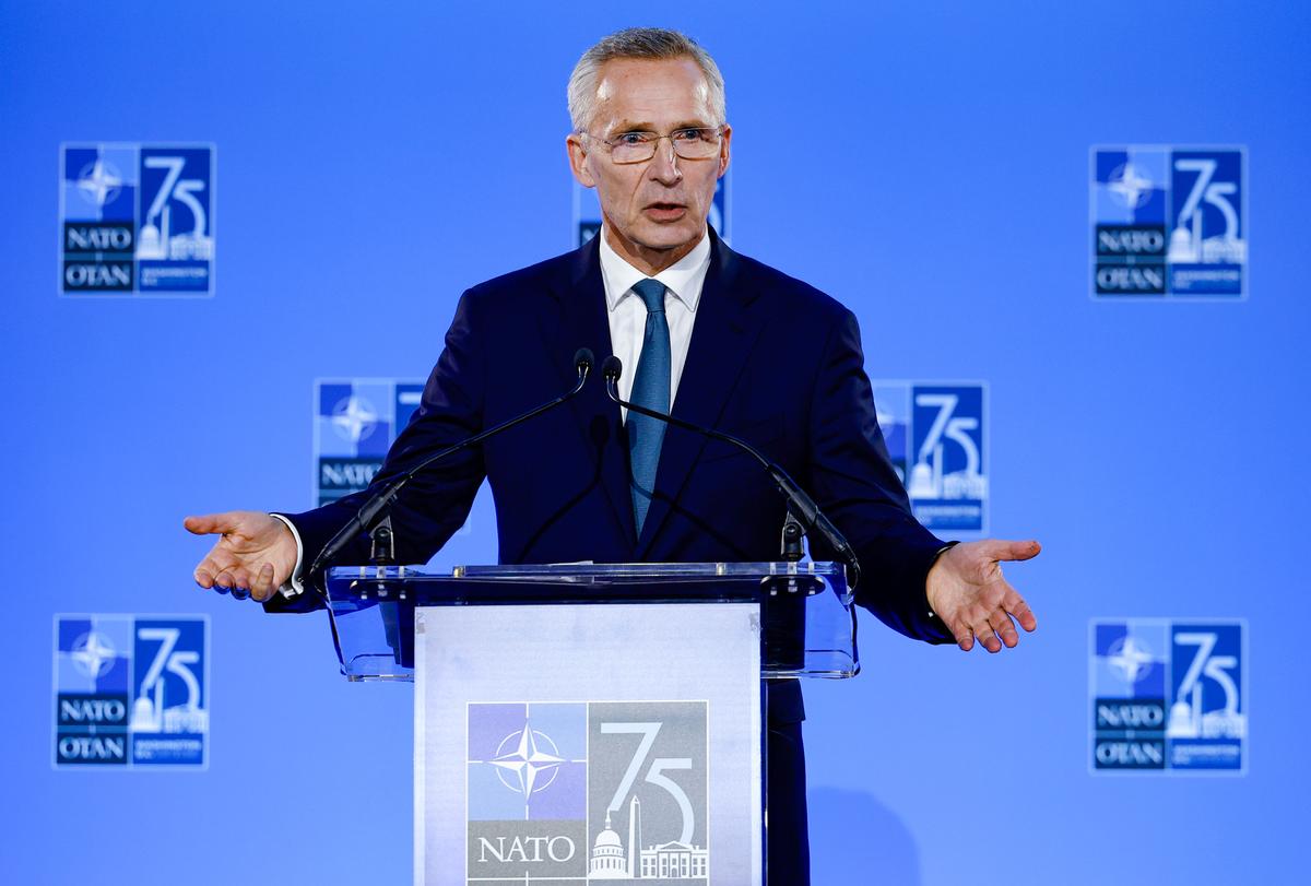 NATO Chief Says China Is Enabling Russia’s War