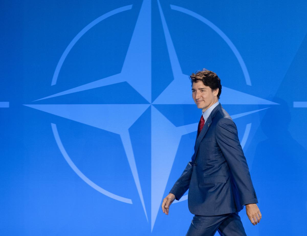 Trudeau Says Canada Expects to Meet NATO’s Defence Spending Target by 2032