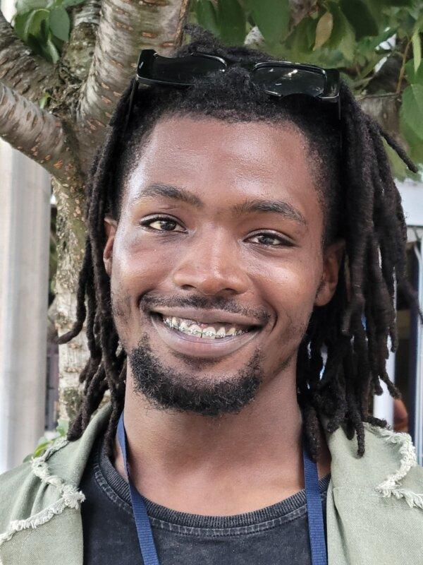 Jermekkio Holliway, 24, aspiring social worker and Horton's Kids alumnus. (Stacy Robinson/The Epoch Times)