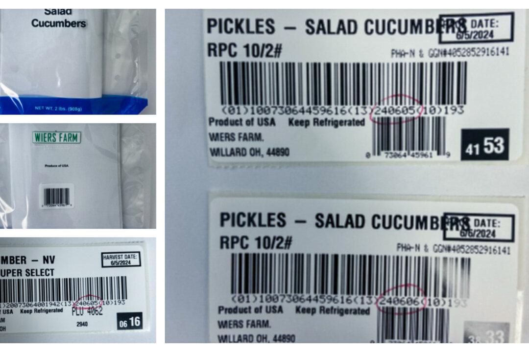 Wiers Farm in Ohio Recalls Cucumbers Due to Possible Listeria Contamination