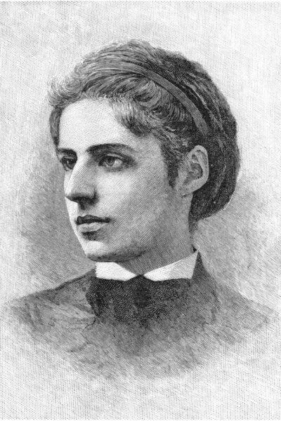 Poet Emma Lazarus, circa 1872. (Public Domain)