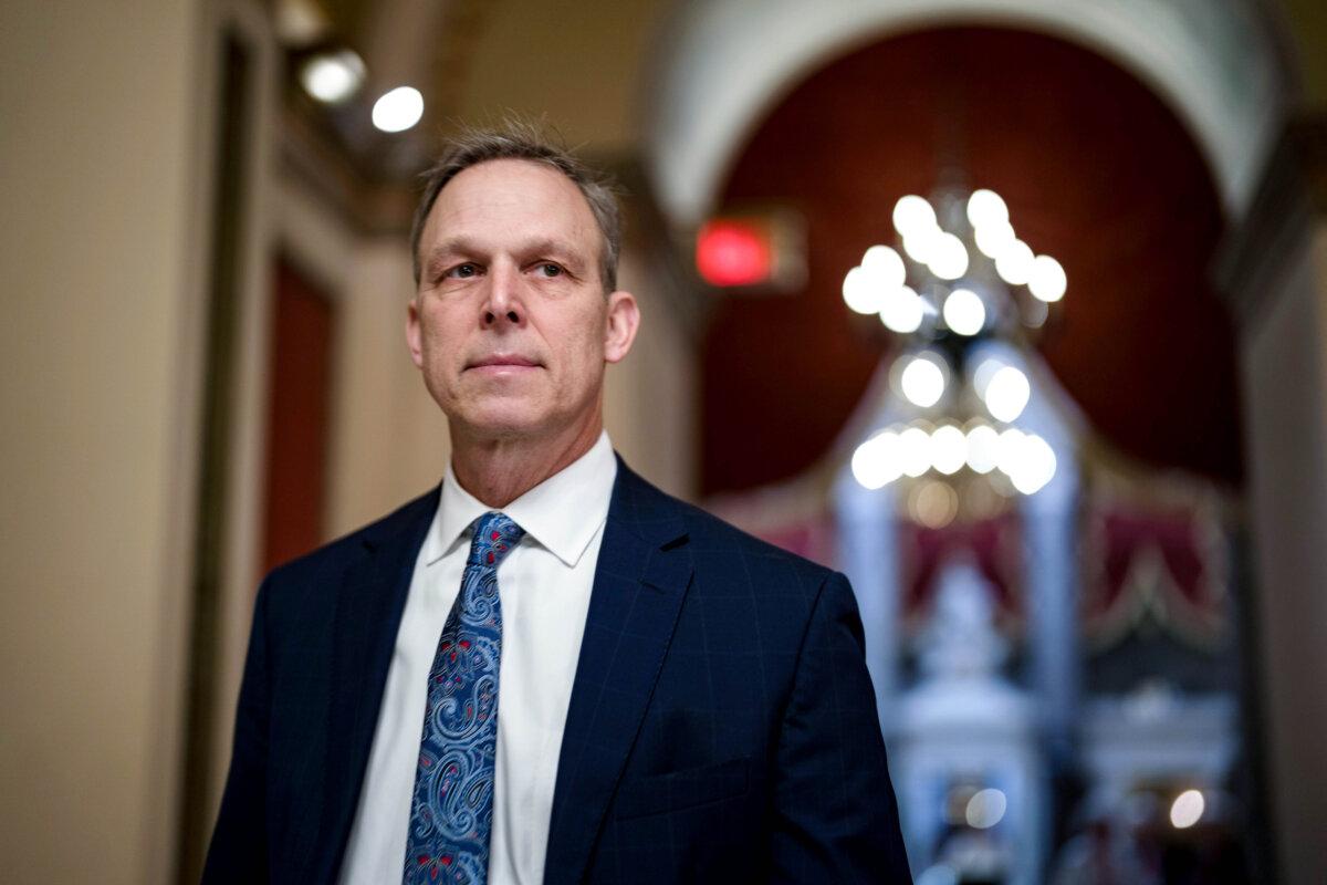 Rep. Scott Perry (R-Pa.) walks through the U.S. Capitol in Washington on Jan. 12, 2024. (Kent Nishimura/Getty Images)