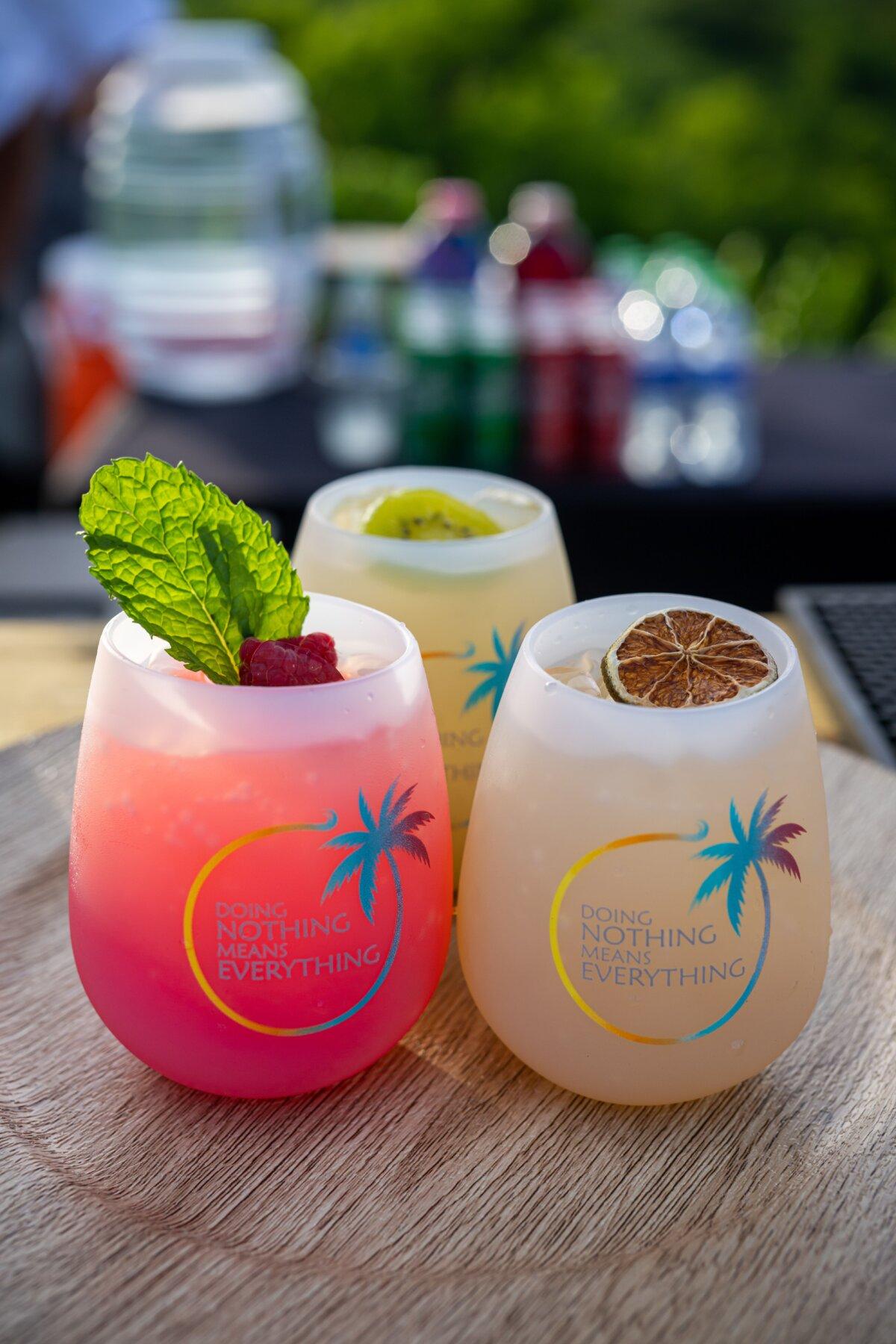 Doing Nothing Means Everything cocktails from the Hyatt. (Courtesy Hyatt Regency Grand Reserve)