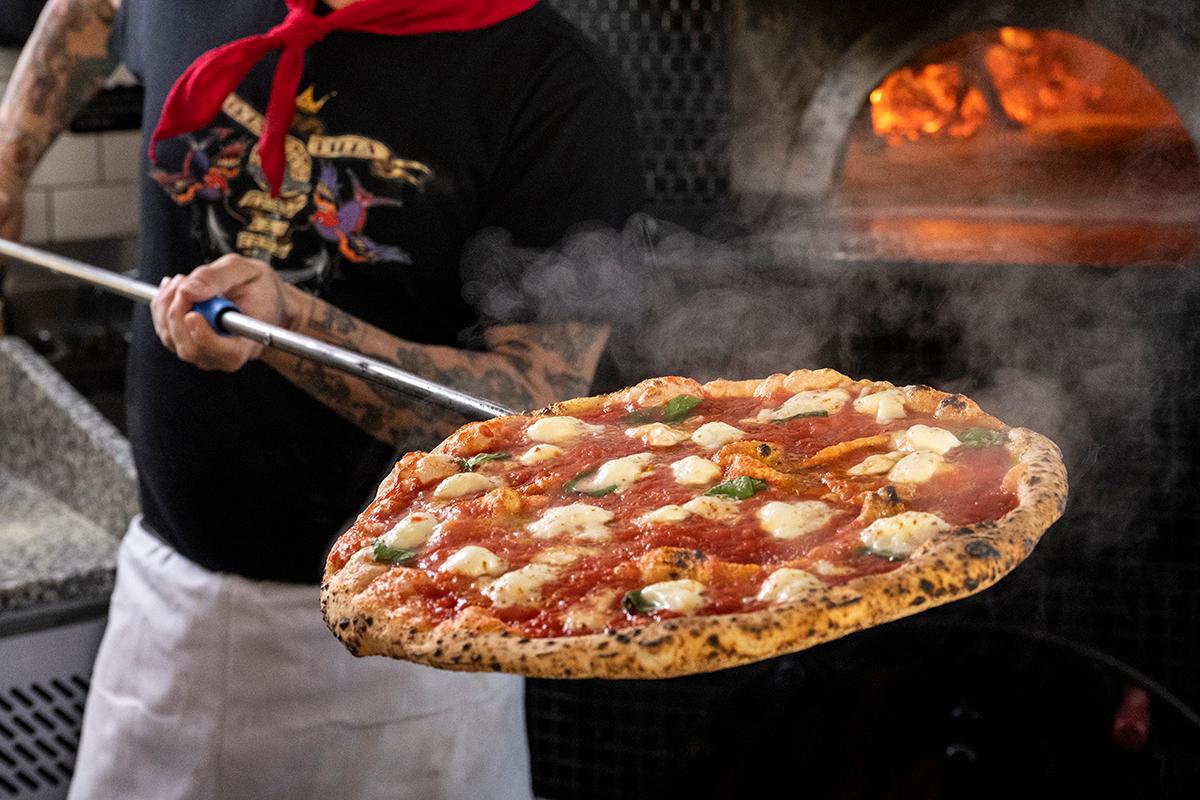 By following Mr. Gemignani's tips, you'll be able to make delicious pizza even without a specialized pizza oven. (Marc Fiorito/Gamma Nine)
