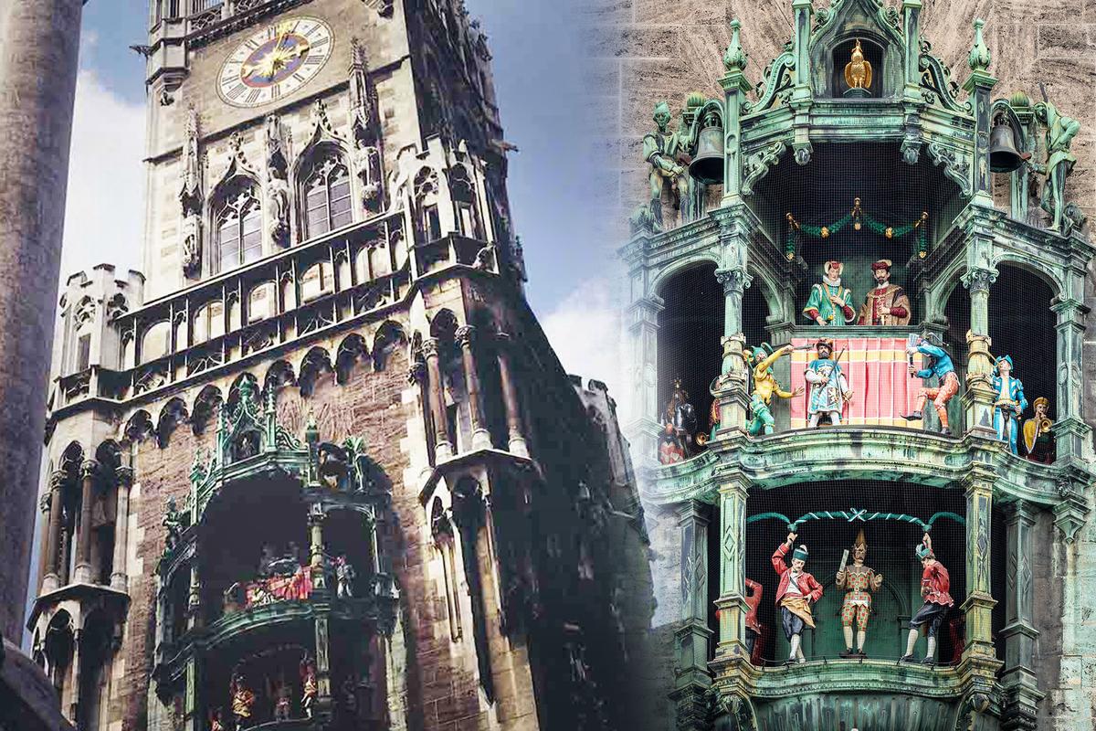 Giant Clocktower Comes Alive Twice a Day With Knights Jousting—But Watch What Happens at the End