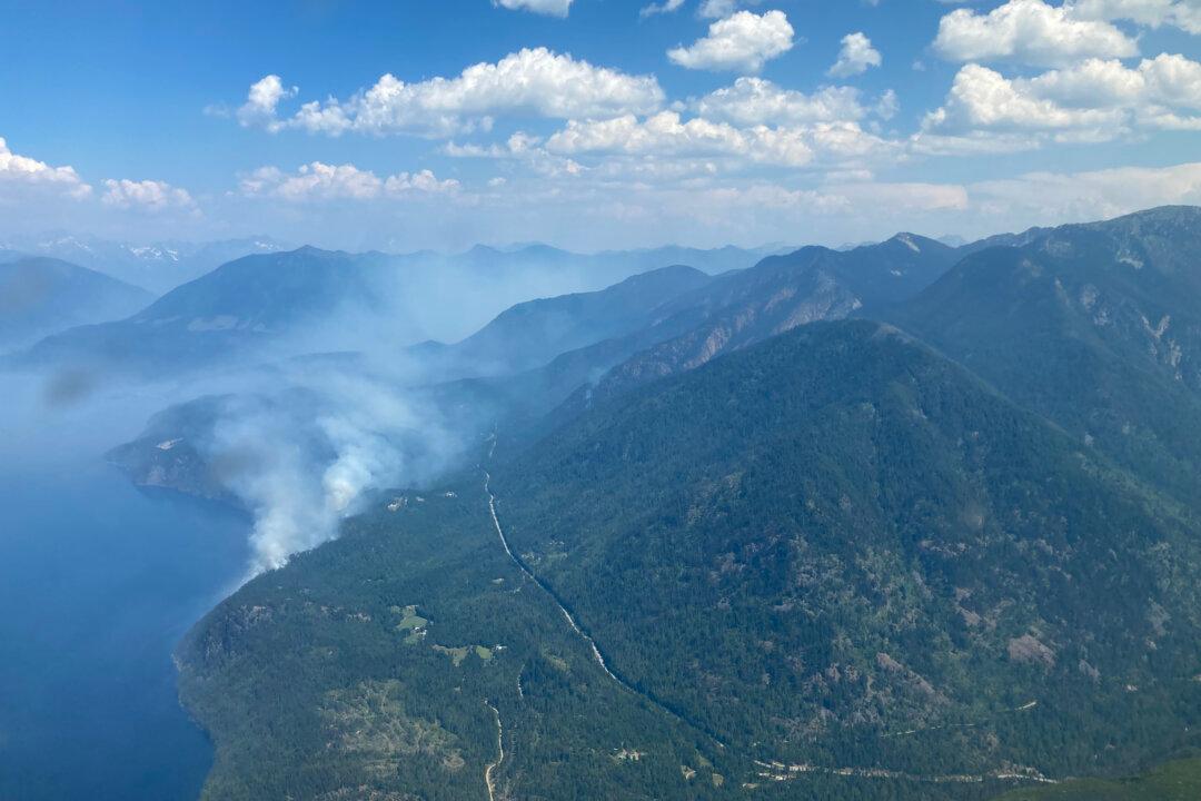 Work Continues on Six Significant Wildfires Near BC’s Slocan Lake