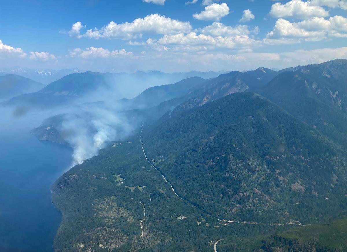 Work Continues on Six Significant Wildfires Near BC’s Slocan Lake