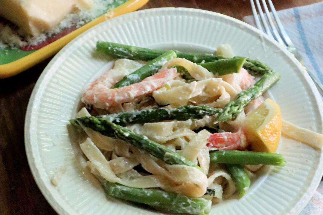 Summery Asparagus, Pecorino, and Lemon Tagliolini Invites You Into the ‘Monday Pasta Club’