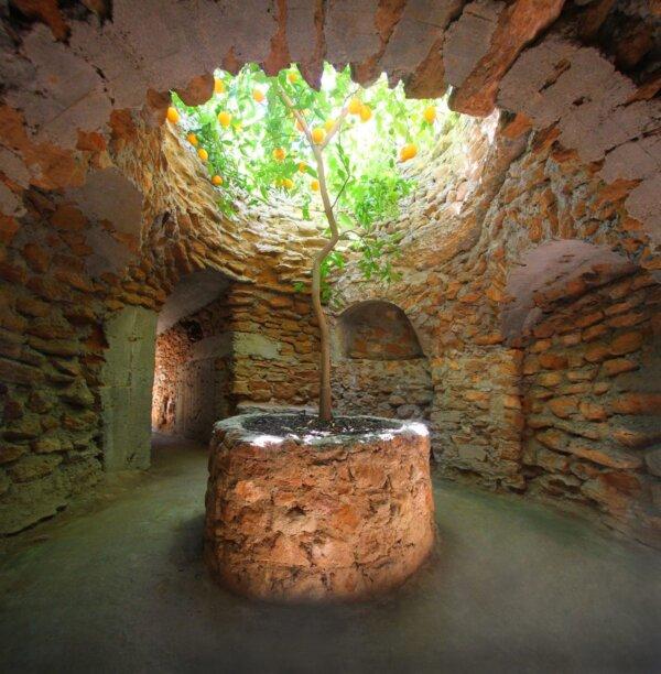 The Chapel Chamber at Forestiere Underground Gardens in Fresno, Calif. (Courtesy of Forestiere Underground Gardens)